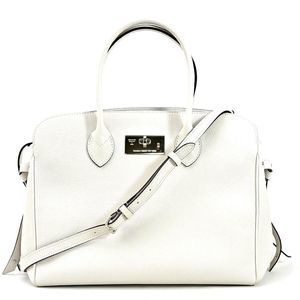 Louis Vuitton Mira Calf Leather MM Shoulder Bag White